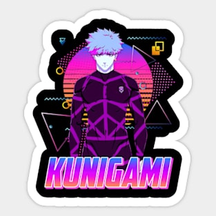 Rensuke Kunigami Retro Art Sticker